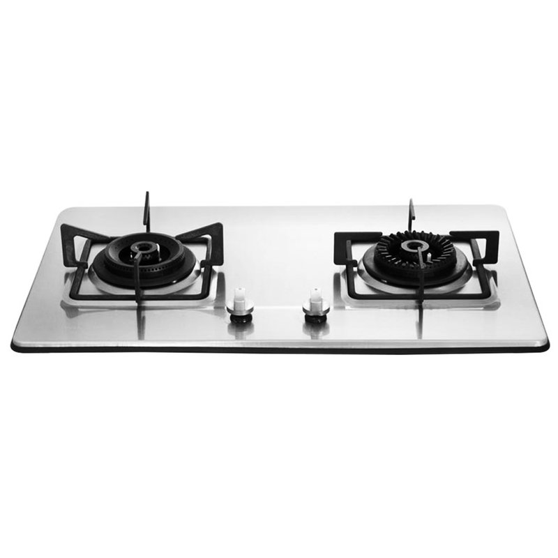 朗信(lonren jz20y2-q318e1 不锈钢 双炉 灶具 台嵌两用