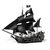 积木黑珍珠号加勒比海盗船拼装拼插礼物海牛号安妮女王号帝国战舰复仇女王号库克号(黑珍珠号16006)第3张高清大图