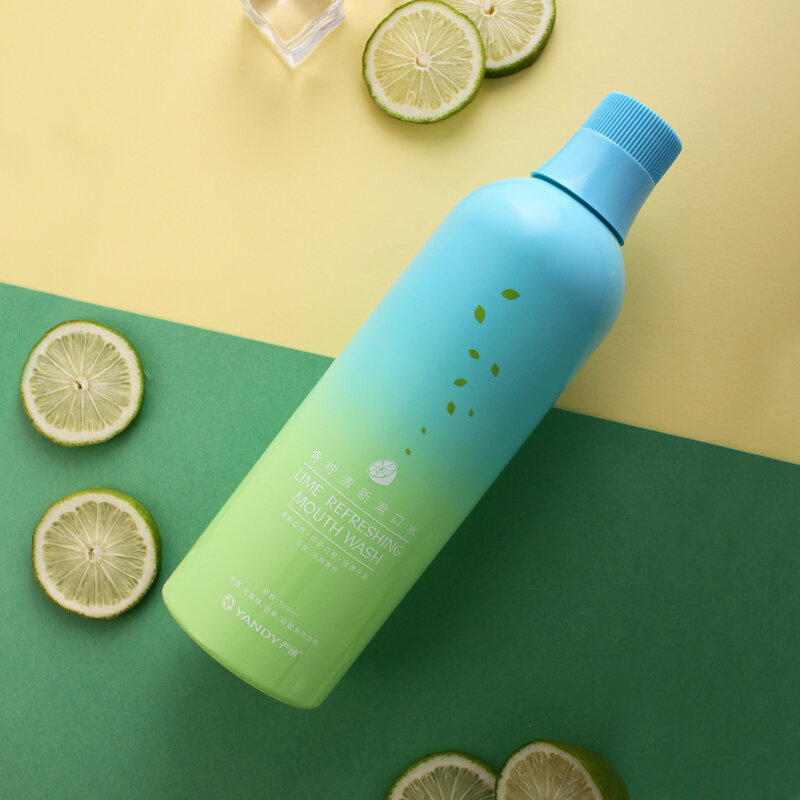 严迪青柠清新漱口水485ml清新口气