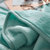 格莉安GELIAN 纯色毛毯法兰绒珊瑚绒毯子居家旅行空调被春秋毯午休毯沙发毯盖毯学生儿童通用(薄荷绿)第4张高清大图