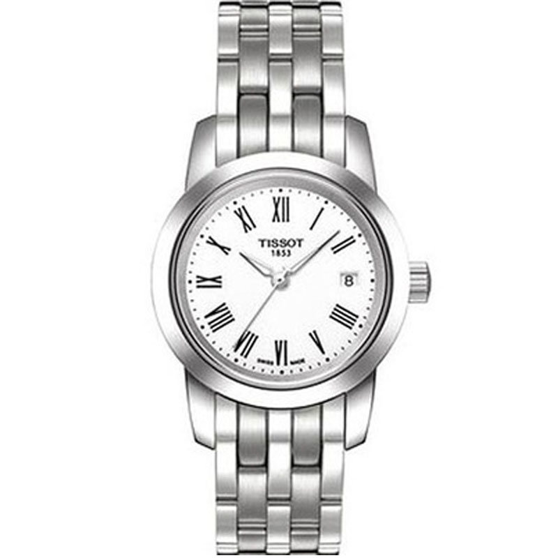 天梭(tissot)经典系列时尚超薄女表 t033.210.11.013.00 全球联保