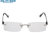 3guys 防辐射眼镜男女通款防辐射电脑镜护目镜SM2074H(亮镍/半哑黑)第3张高清大图