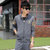 男运动套装学生休闲运动服男装春秋季青少年韩版开衫长袖外套(黑色 XL)第4张高清大图