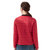 女款轻薄短款修身羽绒服大衣保暖内胆圆领外套韩版显瘦上衣6827(红色 XXL)第5张高清大图
