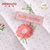 小米米minimoto新生儿绗缝夹棉长袖和短袍和尚服宝宝内衣(粉红 59cm（3-6个月）)第5张高清大图