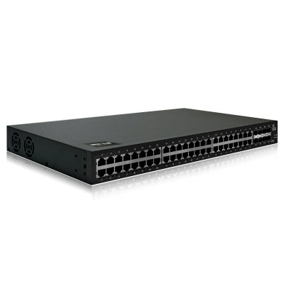 艾泰（UTT）ST3556F 48口千兆交换机端口汇聚/VLAN 8个万兆光纤口安全管理 支持堆叠机架