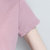 恒源祥2019夏季新款女短袖T恤圆领纯色半袖时尚修身女士上衣体恤B(3号粉色 170)第4张高清大图