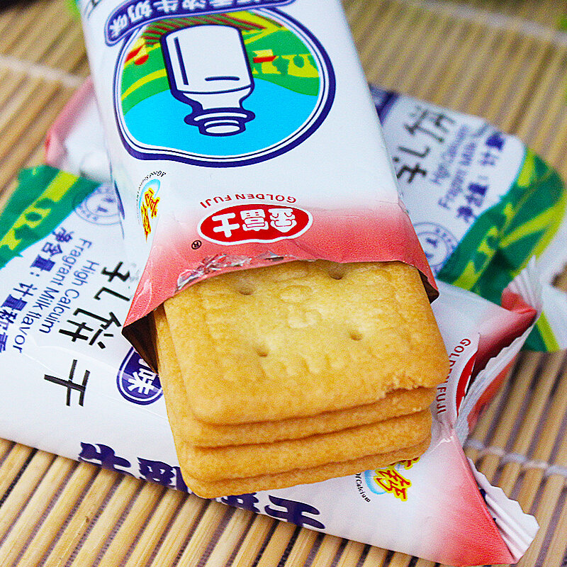 金富士牛乳味牛奶饼干350g 休闲小零食点心糕点