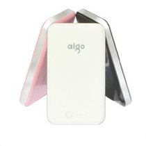 爱国者（aigo)E100(10000毫安）双USB输出 LED灯(白色)