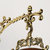 汉时欧式复古双面钟客厅静音创意时钟金属壁钟实木装饰挂钟 HDS20(双面棕色)第5张高清大图
