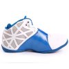 沃特VOIT运动鞋高帮男款篮球鞋耐磨网布透气121160721(白/彩蓝 40)