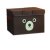 卡秀可爱小熊储物箱整理箱(咖啡色)第2张高清大图