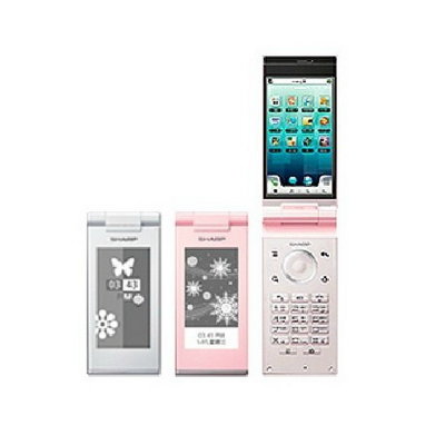 夏普（Sharp） SH7228U 联通3G 旋转翻盖 安卓智能手机（粉色）