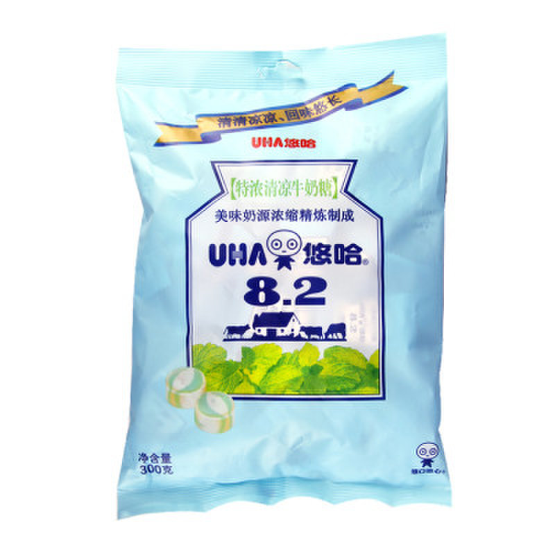 悠哈特浓清凉牛奶糖300克/袋