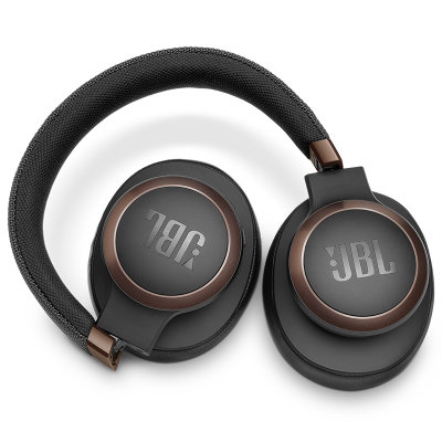 JBL LIVE 650BTNC 主动降噪耳机 智能语音AI无线蓝牙耳机/耳麦 头戴式 有线手机通话游戏耳机(蓝色)