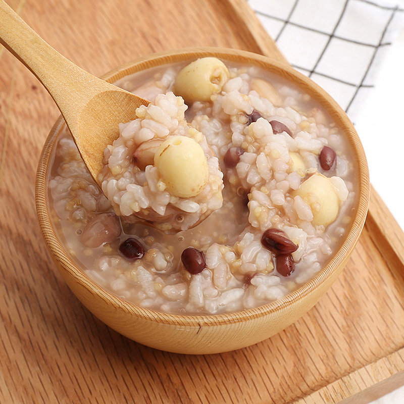 朝稻夕谷花生莲子粥450g2真空包装科学搭配口感佳高营养低脂肪