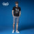 G&G2017夏季新品欧美风字母印花男士短袖T恤青年修身男装T恤上衣(黑色 XL)第5张高清大图