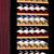 西伯仑 XL-168智能恒温红酒柜 茶叶柜 冷藏柜 冰吧展示柜 展架红木纹实木层架(红色暗拉手展架)第4张高清大图