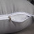 英爵居家枕头靠枕舒适纤维枕头单人枕芯花草枕(荞麦两用枕-灰色)第5张高清大图