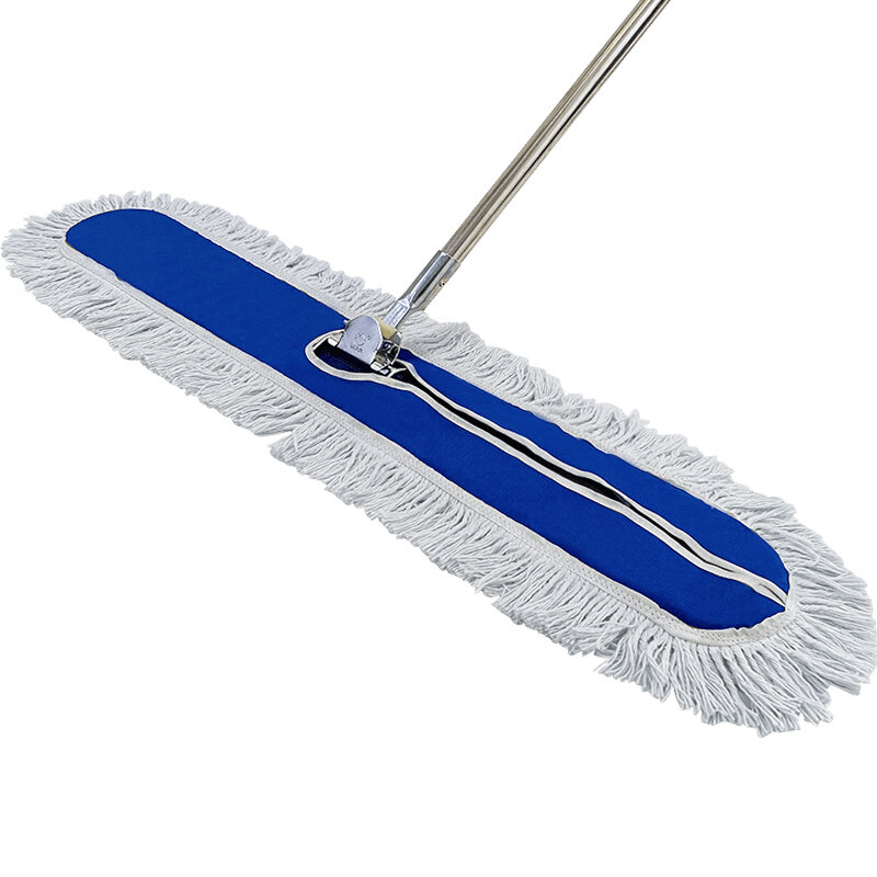 乐喏大号尘推保洁吸水纱线平板拖把110cm蓝 国美超市甄选