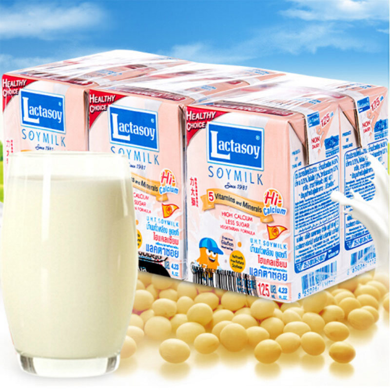 【包邮】泰国进口力大狮豆奶125ml*6(保质期12月27日,介意者慎拍)