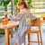 雅黛琳睡裙韩版春秋季开衫可爱长袖纯棉连衣裙DF16703(裸色 M)第4张高清大图