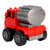 酷米玩具 消防车玩具挖掘机推土车小汽车仿真模型套装宝宝婴儿玩具 6只装 KM3049(红色)第5张高清大图