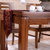 水曲柳全实木餐桌椅 中式简约现代长方形实木餐桌椅组合SQZ6601(一桌六椅1.4*0.85*0.75m)第4张高清大图