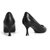 森达2021秋季新款商场同款气质通勤尖头细跟女单鞋婚鞋3EL01CQ1(黑色 38)第3张高清大图