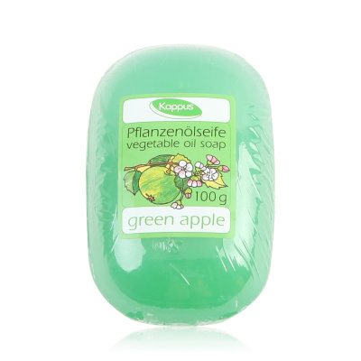 吉百事Kappus 儿童/卡通植物精油皂100g/块 德国原产进口宝宝婴儿香皂 苹果水果沐浴皂100g