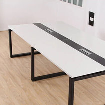 京好 现代时尚钢木会议桌 新款简约长条桌子 板式洽谈桌大小型开会B151(11长120宽60高75厘米)