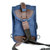 迪赛佰格designbag 个性韩版休闲帆布男士单肩斜挎胸包 DS2336(个性 宝蓝)第2张高清大图