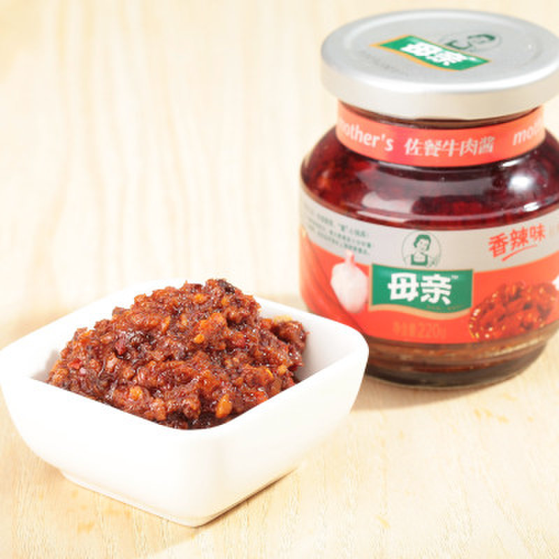 母亲 牛肉酱 香辣味 220g/瓶