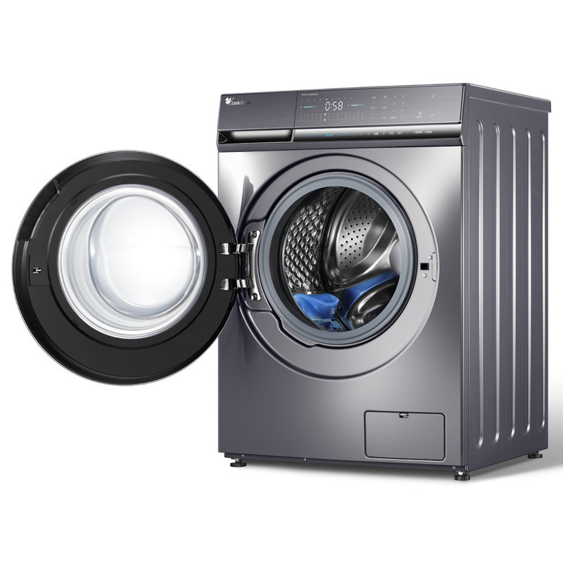 小天鹅littleswantd1001436muadt10公斤滚筒洗衣机洗烘一体金属钛