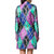 Gucci女士紫色丝质连衣裙 609748-ZADFN-512540紫 时尚百搭第3张高清大图