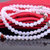 梦克拉Mkela 白玛瑙925银多圈手链 倾诉 红色玛瑙S925叶子手串玛瑙108颗男女款(白色（请修改） 女款)第5张高清大图