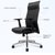 俊采云JCY-B19电脑椅办公椅转椅人体工学皮椅时尚升降座椅皮质扶手（单位：把）(黑色)第2张高清大图