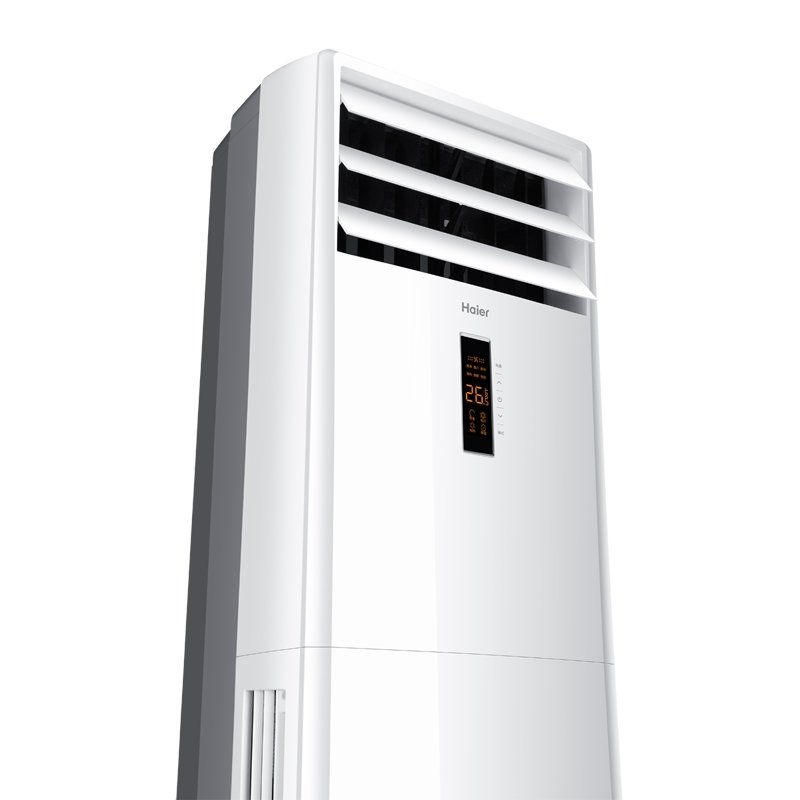 海尔haier3匹定频单冷二级能效立柜式空调kf72lw02zac12花开时节