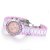 BINLUN 宾伦 时尚贝壳表盘 多功能三眼计时 粉色石英女式腕表第5张高清大图