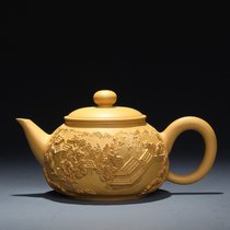 关耳窑 陈东铸 立体雕刻 手拉胚紫砂壶(山水江南)