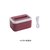 自主设计 带夜灯纸巾盒 家用防水抽取式餐纸盒夜光宝盒收纳纸巾抽(带电池-红色)第7张高清大图