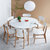 样子生活方圆伸缩实木餐桌椅(餐桌 1.2米)第3张高清大图
