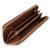 COACH 蔻驰女士PVC长款手拿包钱包 52859(棕色)第2张高清大图