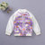 春季新款韩版棒球服 儿童外套可爱小鱼印花夹克衫女(140 紫色)第4张高清大图