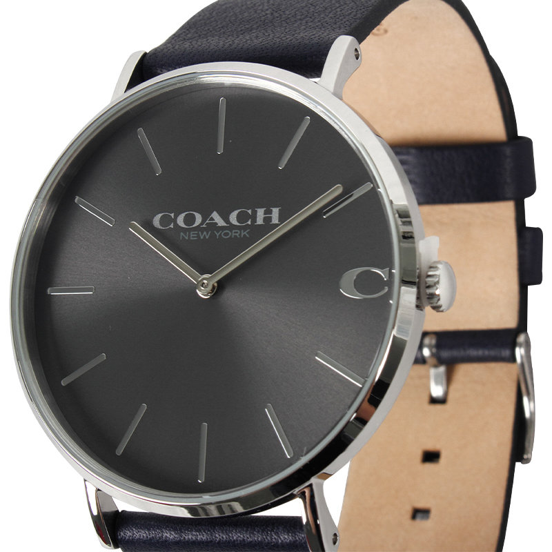 coachcharles奥莱款男士皮带手表42mm14602150