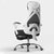 黑白调电脑椅家用工程学办公椅升降椅子舒适简约可趟人体工学椅(钢制脚)第2张高清大图