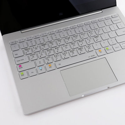 小米air12.5五笔13.3英快捷键笔记本电脑键盘15.6透明保护膜创意(小米air12.5寸透明TPU键)