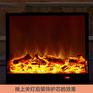 【京好】欧式壁炉芯 现代简约环保定制壁挂式电壁炉芯仿真火 嵌入式观赏装饰取暖器A147(T603装饰炉芯 一般定制2-7天)