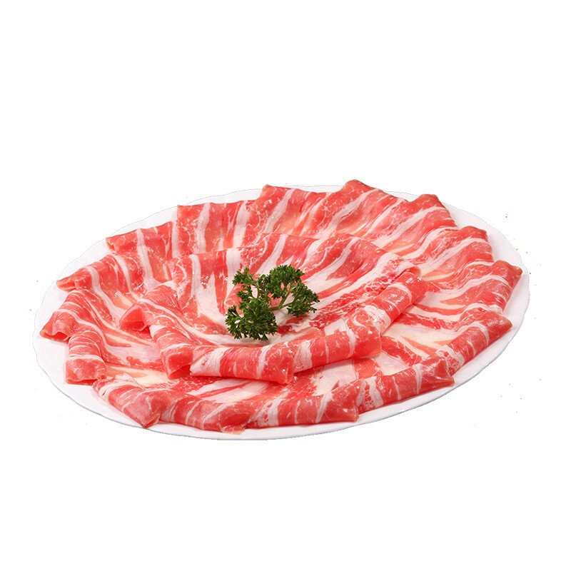 圣华澳牛国产羊肉片美味羊肉卷500g火锅食材烧烤食材羊肉生鲜国美超市