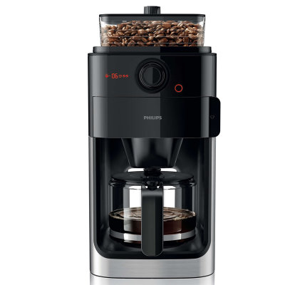 飞利浦（PHILIPS） 家用美式咖啡机 豆粉两用全自动防滴漏 一体式咖啡研磨HD7761(HD7761)